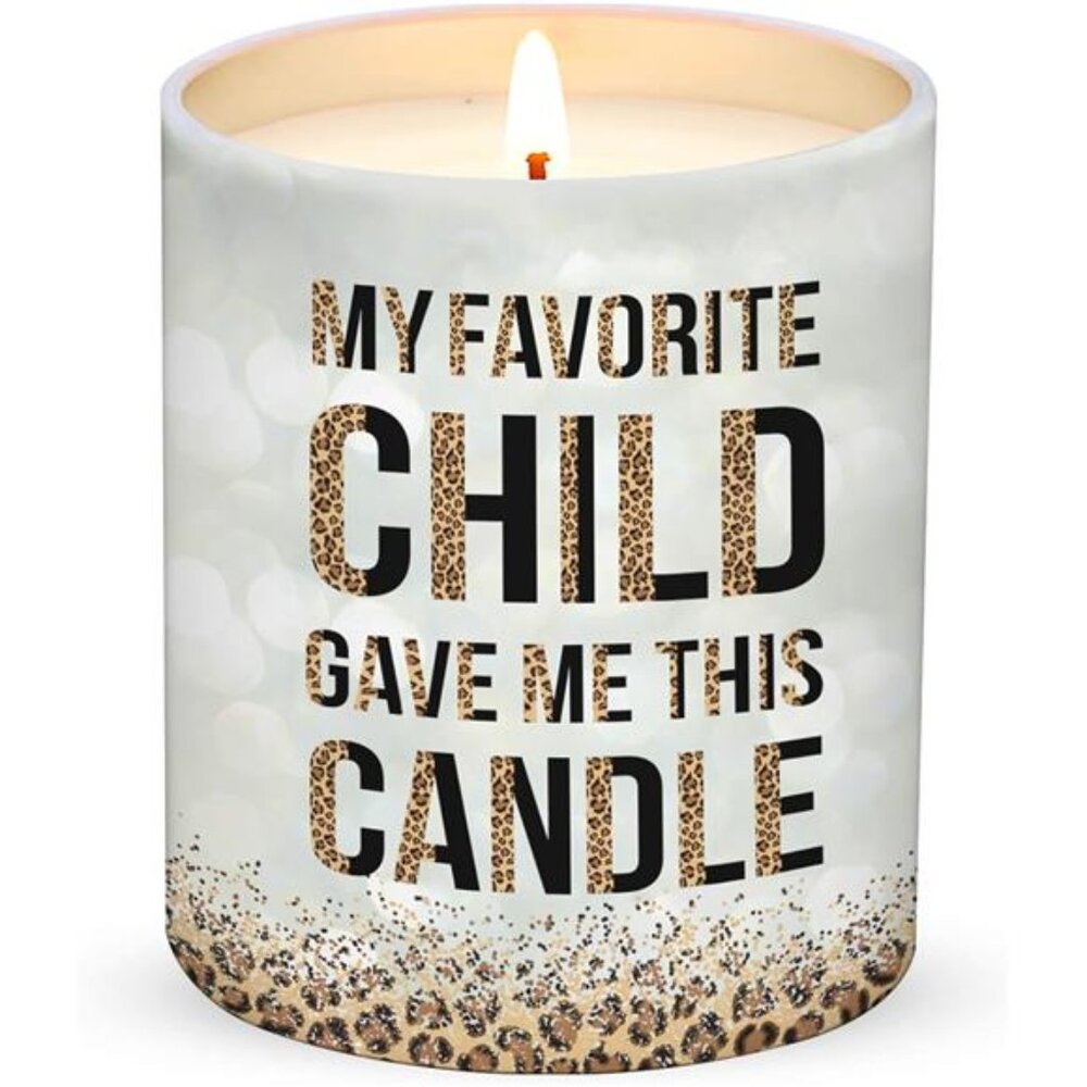 My favorite child gave me this candle: : Mom's Day Gift - Mom Candle 10 Oz